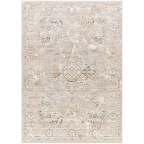 Livabliss Edmonton Cream Tan Light Gray Teal Dark Blue Machine Woven Rug - ...