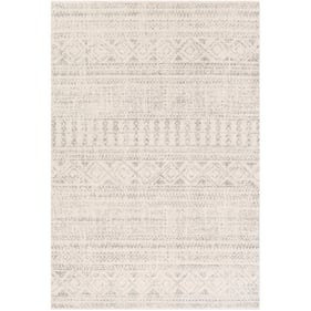 Livabliss Elaziz Gray White Machine Woven Rug - 91X63