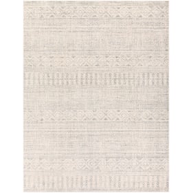 Livabliss Elaziz Gray White Machine Woven Rug - 122X94