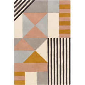 Livabliss Emma Beige Light Slate Mustard Dusty Pink Black Gray Handmade Rug...