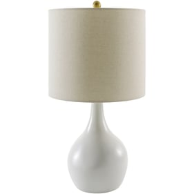 Livabliss Enoki Cream Metallic Brass Accent Table Lamp