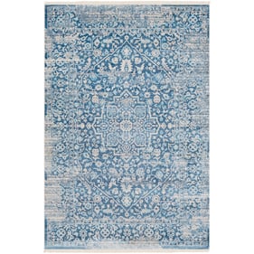 Livabliss Ephesians Light Blue Saffron Beige Tan Machine Woven Rug - 154x10...