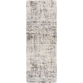 Livabliss Eskimo Shag Black Light Beige Light Gray Cream Machine Woven Rug ...