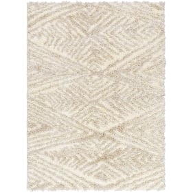 Livabliss Everton Plus Rectangle Ivory Light Beige Machine Woven Rug - 84x6...