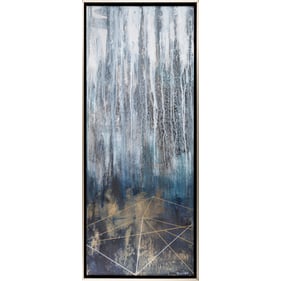 Livabliss Eventide Gray Canvas Wall Hanging