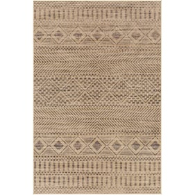 Livabliss Ez Jute Light Brown Black Beige Global Runner Machine Woven Rug -...