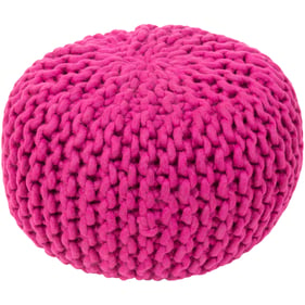 Livabliss Fargo Fuchsia Pouf