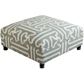 Livabliss Archive Dusty Sage Light Beige Black Ottoman