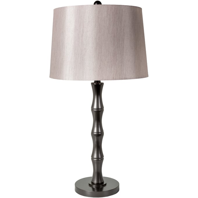 Livabliss Flynn Black Gray White Metallic Nickel Accent Table Lamp FNN-001