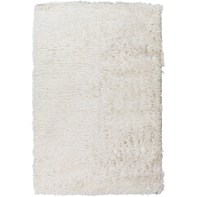 Livabliss Glamour Cream Metallic Silver Machine Woven Rug - 36x24 GLA1001-23