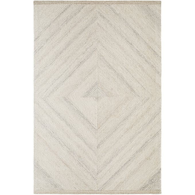 Livabliss Granada Ivory Brown Beige Handmade Rug - 144x106 GND-2366 GND2366-81012