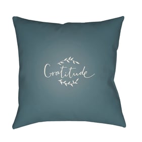 Livabliss Gratitude Medium Grey Light Silver Charcoal Slate Blue Accent Pil...