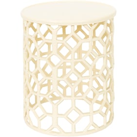 Livabliss Hale Yellow End Table