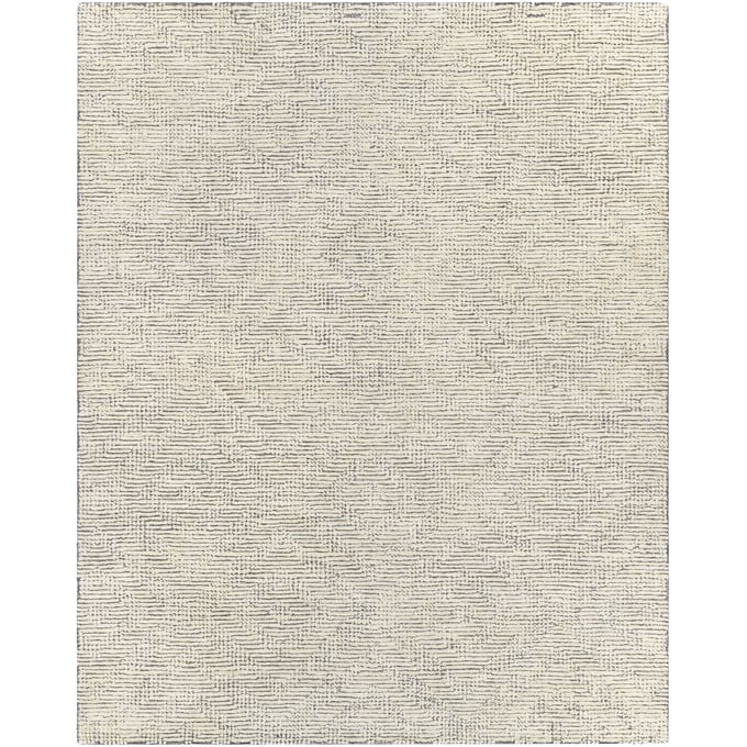 Livabliss Halcyon Charcoal Tan Cream Handmade Rug - 120x96 HCY-2300 HCY2300-810