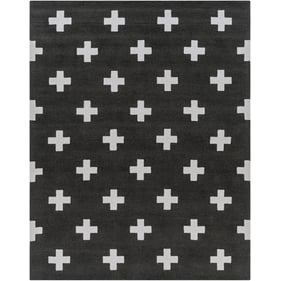 Livabliss Hilda White Black Ivory Handmade Rug - 114x90 HDA-2391