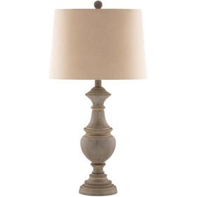 Livabliss Hadlee Gray Beige White Accent Table Lamp