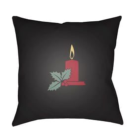 Livabliss Candle Onyx Pearl Steel Grey Jet Black Accent Pillow Cover - 18x1...