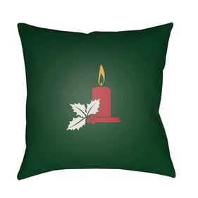 Livabliss Candle Onyx Light Silver Lunar Green Accent Pillow Cover - 18x18