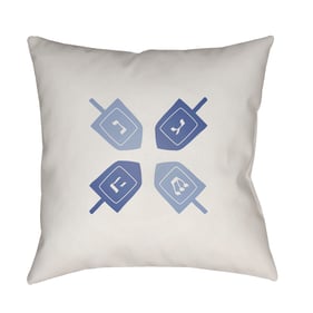 Livabliss Dreidel II Light Metallic Silver Grey Off White Ash Accent Pillow...