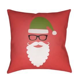 Livabliss Santa Brick Off White Clay Dark Coral Moss Accent Pillow Cover - ...