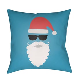 Livabliss Santa Light Silver Slate Beetle Blue Grey Clay Accent Pillow Cove...