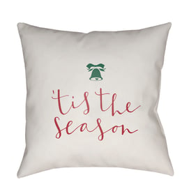 Livabliss Tis The Season I Light Sterling Grey Ivory Pale Pink Accent Pillo...