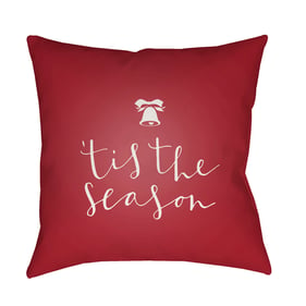 Livabliss Tis The Season I Garnet Mocha Brick Off White Accent Pillow Cover...