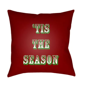 Livabliss Tis The Season II Mocha Bronze Off White Accent Pillow Cover - 18...