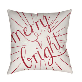 Livabliss Merry and Bright Light Silver Ivory Grey Beige Brick Accent Pillo...