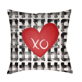 Livabliss Valentine Light Silver Brick Black Lunar Green Accent Pillow Cove...