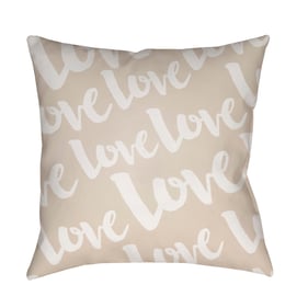 Livabliss Love Ash Off White Slate Grey Taupe Light Silver Accent Pillow Co...