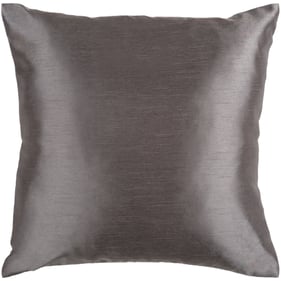 Livabliss Solid Luxe Charcoal Accent Pillow Cover - 18x18