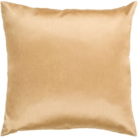 Livabliss Solid Luxe Mustard Poly Accent Pillow - 18x18