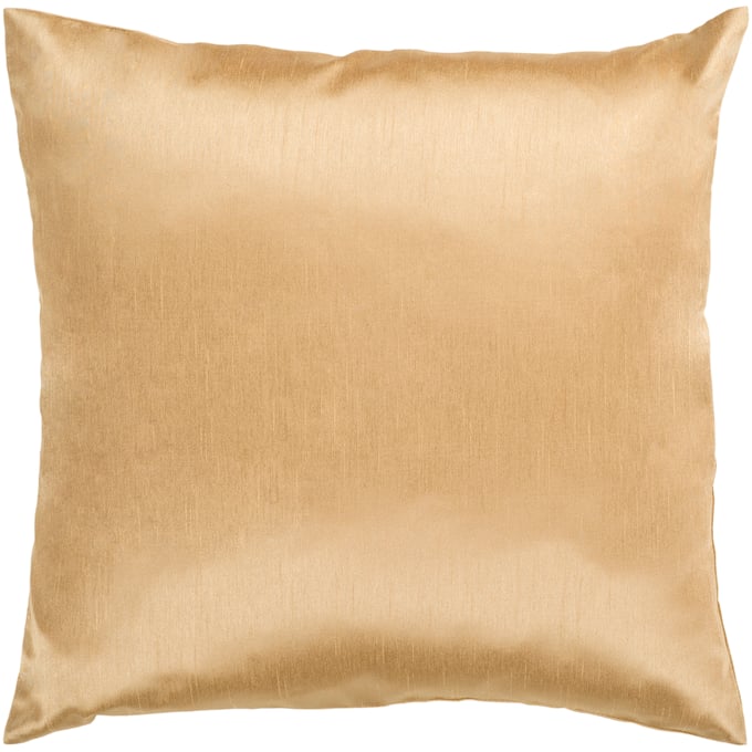 Livabliss Solid Luxe Mustard Poly Accent Pillow - 18x18 HH038-1818P