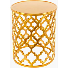 Livabliss Hammett Gold End Table