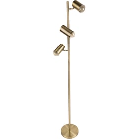 Livabliss Hammond Metallic Brass Task Floor Lamp