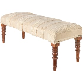 Livabliss Haarlem Light Beige Brown Bench