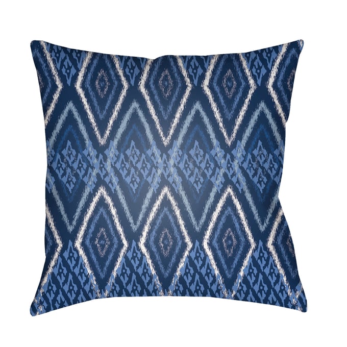 Livabliss Indigo Blues Marine Slate Beetle Light Grey Accent Pillow Cover - 20x20 ID001-2020