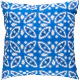 Livabliss Indigo Blues Denim Grey Light Silver Azure White Accent Pillow Co...