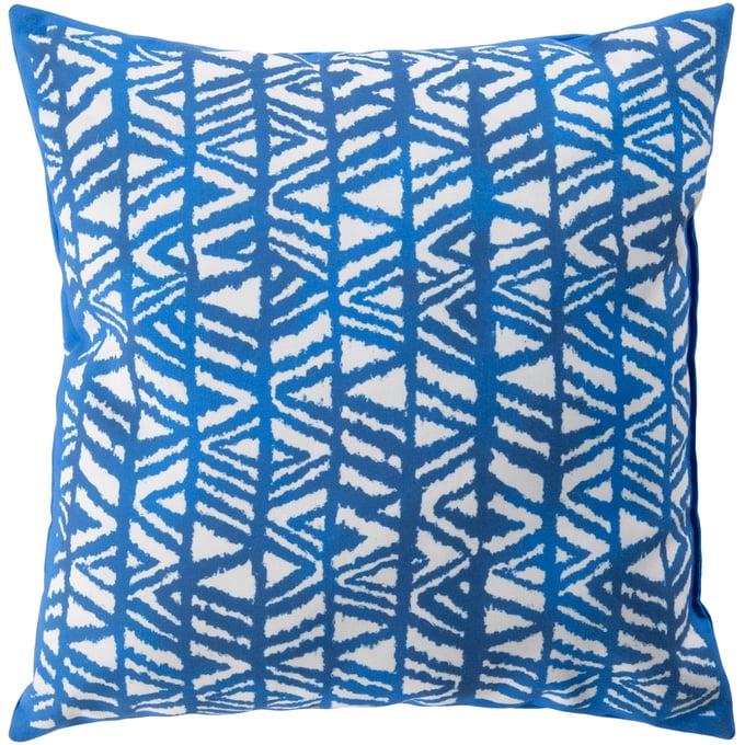 Livabliss Indigo Blues Light Silver Marine Grey  Accent Pillow Cover - 20x20 ID005-2020