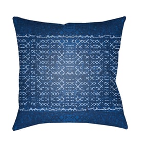 Livabliss Indigo Blues Marine Slate Accent Pillow Cover - 18x18