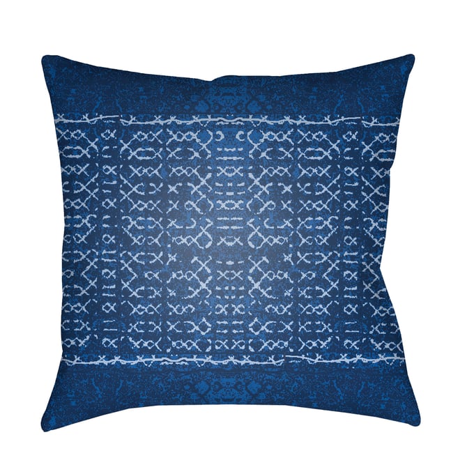 Livabliss Indigo Blues Marine Slate Accent Pillow Cover - 20x20 ID010-2020