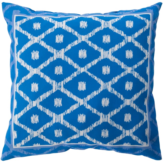 Livabliss Indigo Blues Azure Slate Accent Pillow Cover - 18x18 ID017-1818