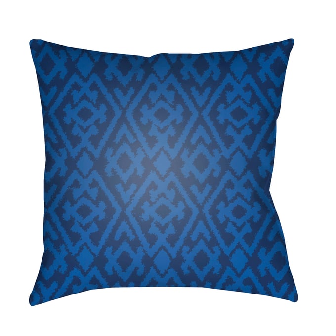 Livabliss Indigo Blues Marine Slate Off White Azure Accent Pillow Cover - 20x20 ID020-2020