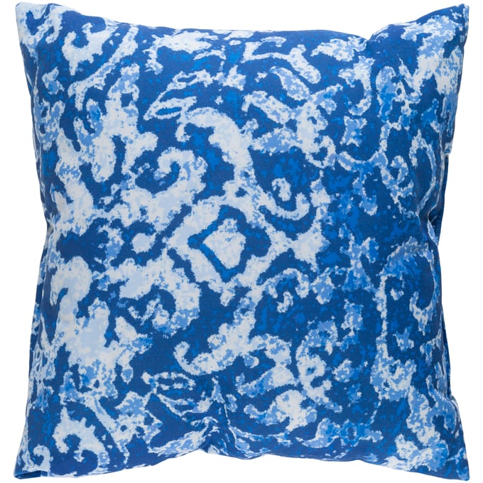 Livabliss Indigo Blues Light Purple Azure Slate Marine Grey Accent Pillow Cover - 18x18 ID021-1818