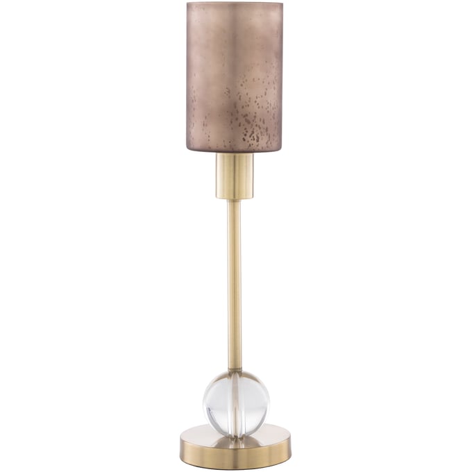 Livabliss Jacob Clear Metallic Brass Camel Accent Table Lamp JCB-001