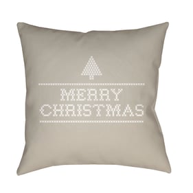 Livabliss Merry Christmas III Sterling Grey Off White Sage Ash Accent Pillo...