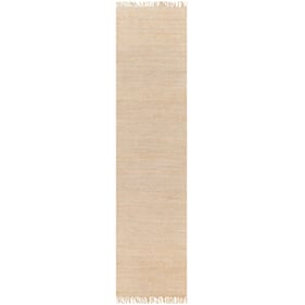 Livabliss Jute Ivory Handmade Rug - 144x36