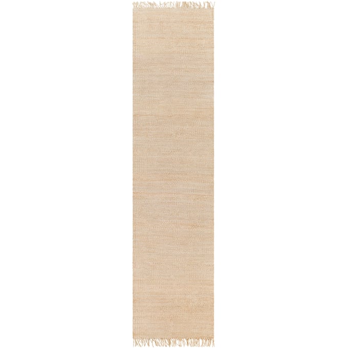 Livabliss Jute Ivory Handmade Rug - 144x36 JUITE-312