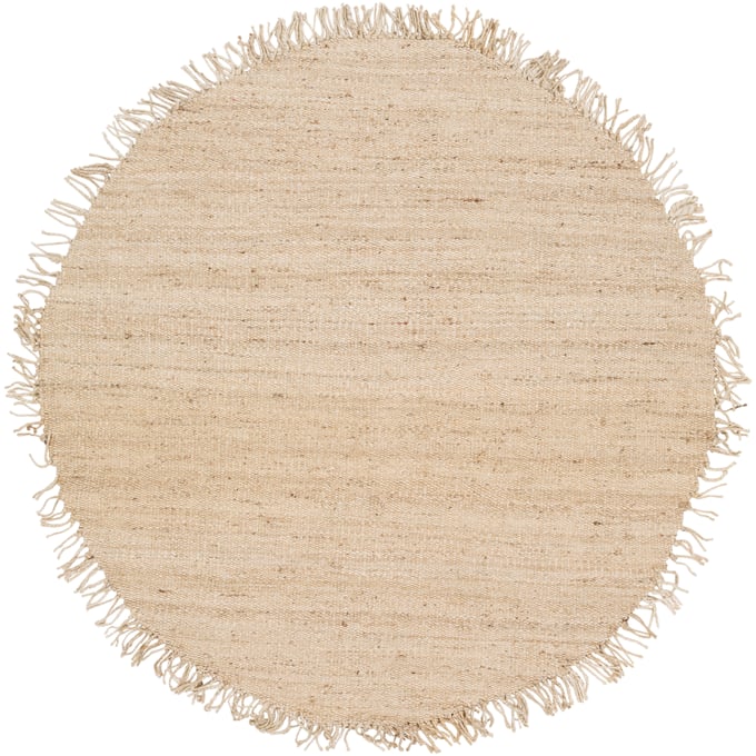 Livabliss Jute Ivory Round Handmade Rug - 120x120 JUITE-10RD